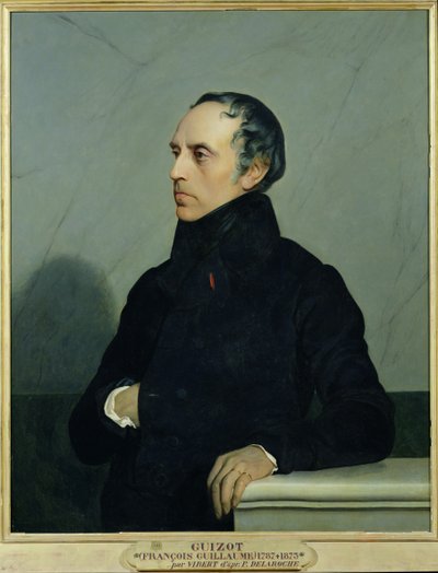 Francois Guizot after a painting by Paul Delaroche by Jehan Georges Vibert